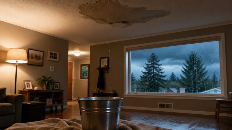Emergency Roof Repair in King County, WA: What to Do When Your Roof Leaks